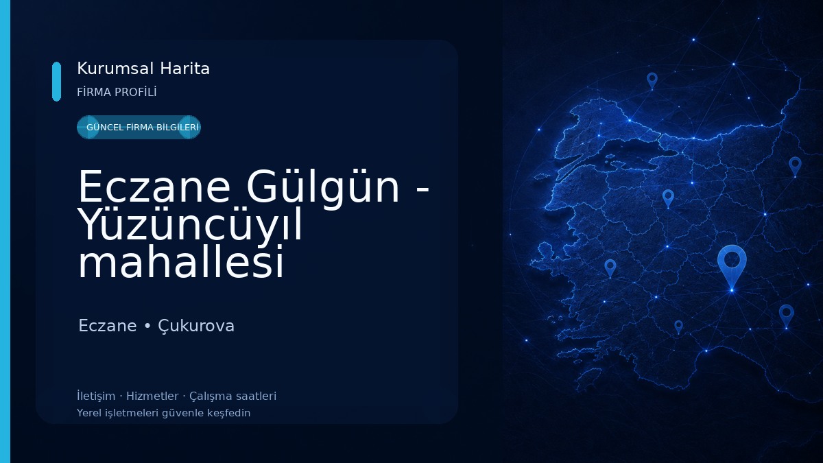 Eczane Gülgün - Yüzüncüyıl mahallesi