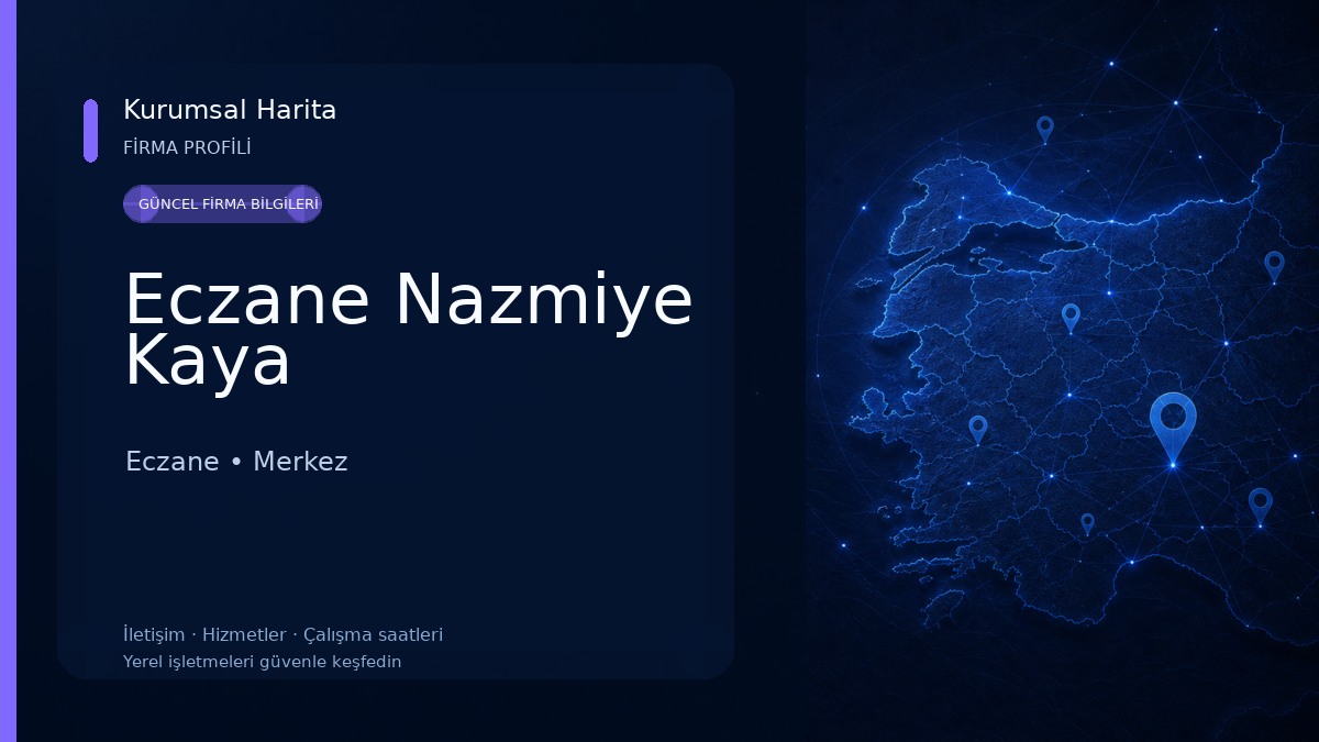 Eczane Nazmiye Kaya