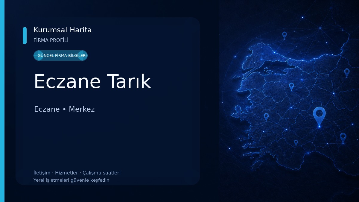 Eczane Tarık Eczane