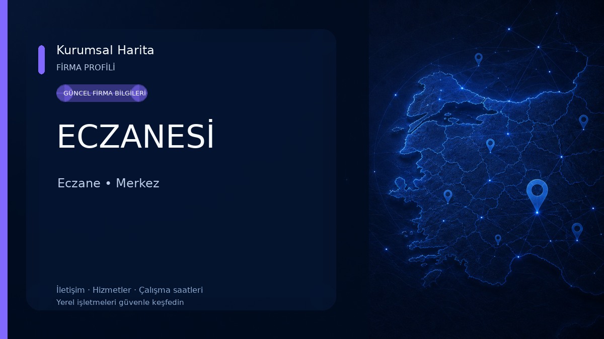 ECZANESİ Eczane