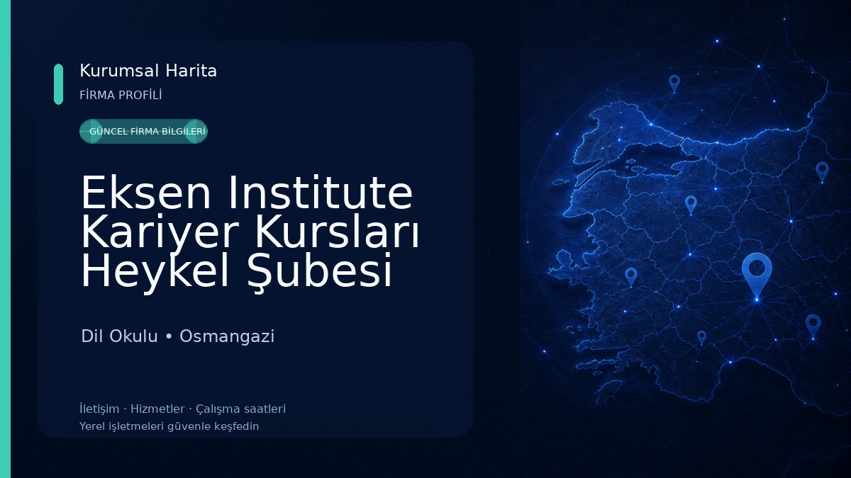 Eksen Institute Kariyer Kursları Heykel Şubesi Dil Okulu