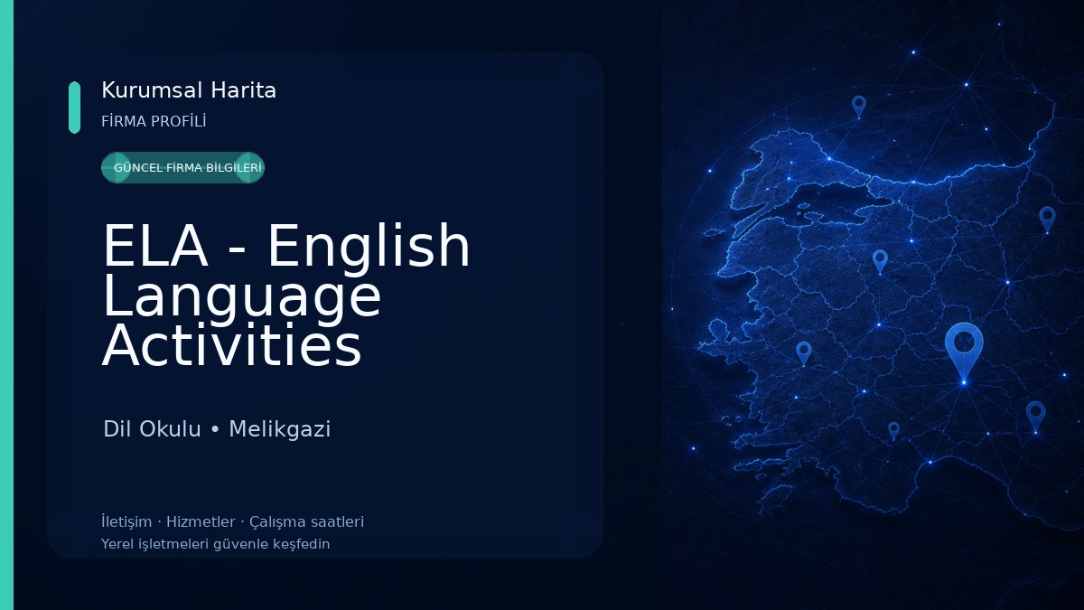 ELA - English Language Activities