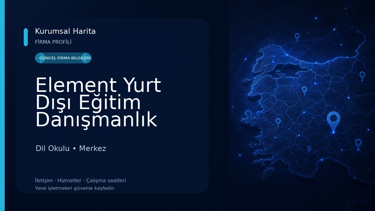 Element Yurt Dışı Eğitim Danışmanlık Dil Okulu
