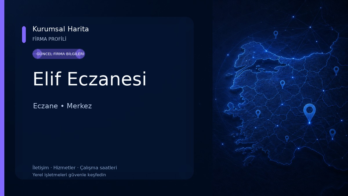 Elif Eczanesi Eczane