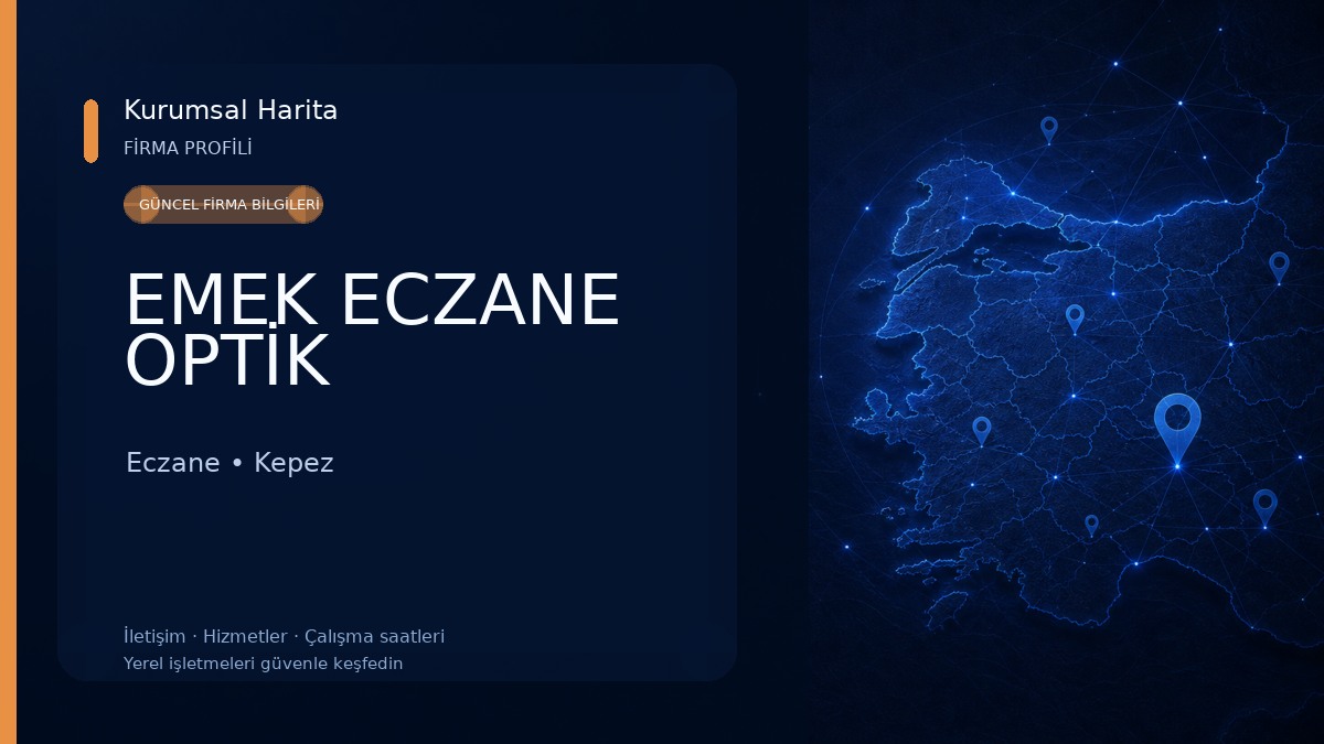 EMEK ECZANE OPTİK Eczane