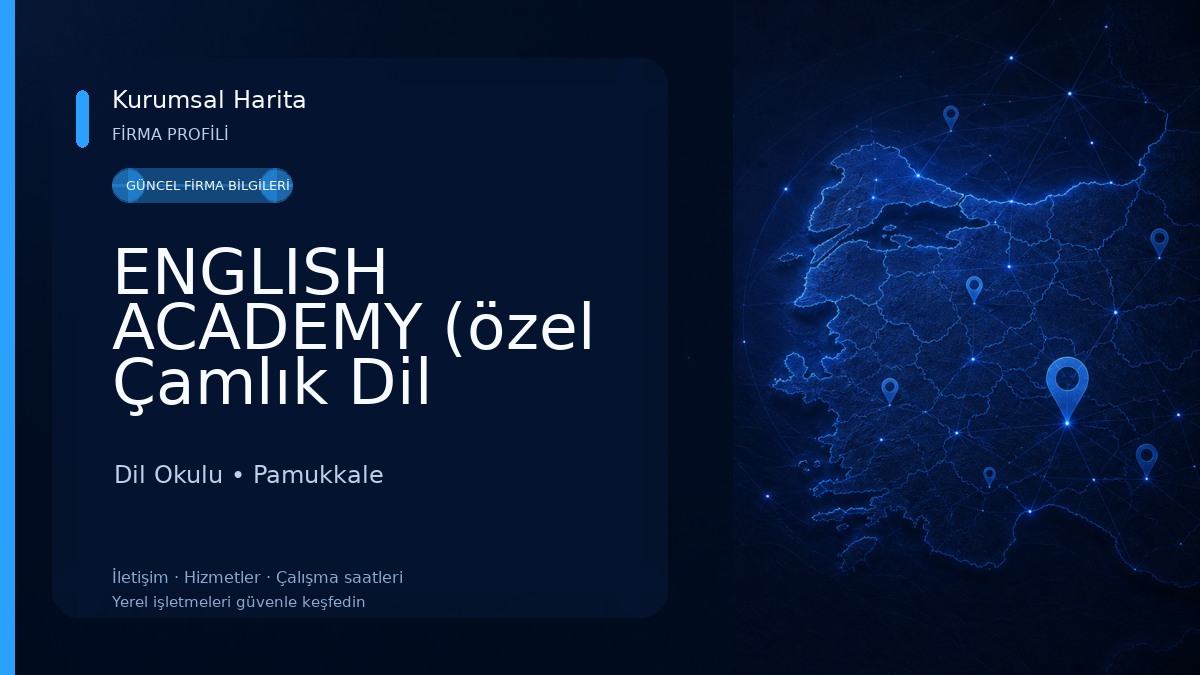 ENGLISH ACADEMY (özel Çamlık Dil Kursu) Dil Okulu