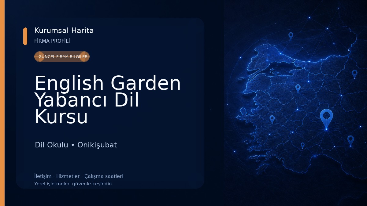English Garden Yabancı Dil Kursu 