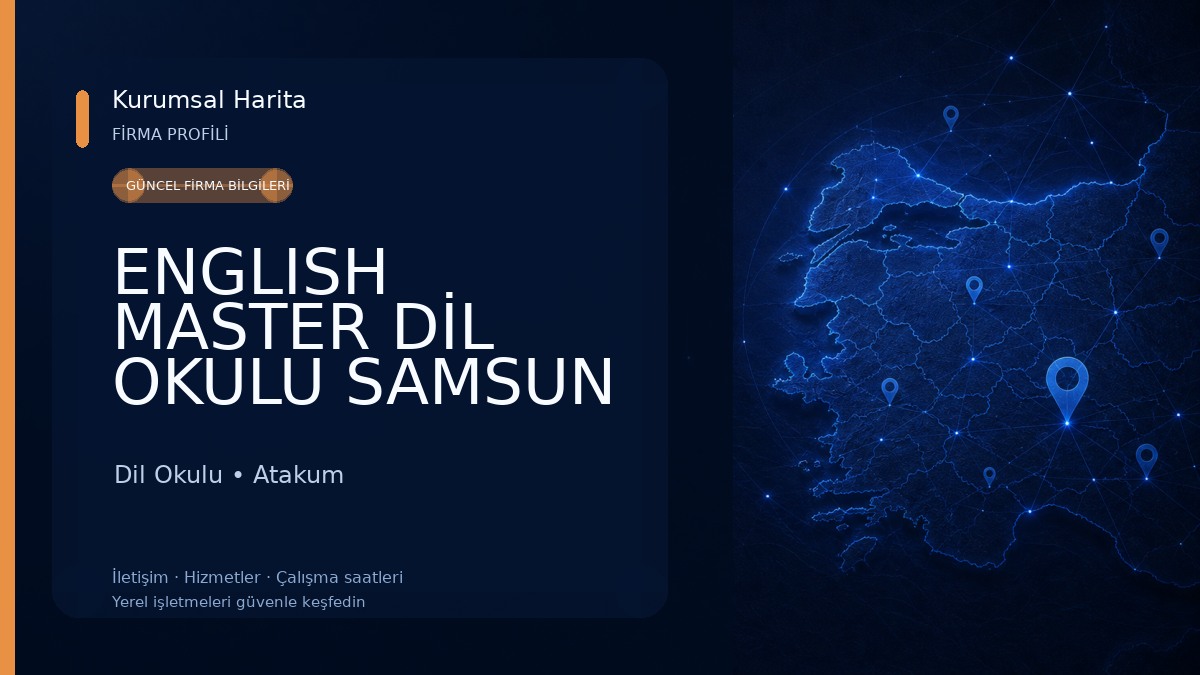 ENGLISH MASTER DİL OKULU SAMSUN / MARİNA KAMPÜSÜ