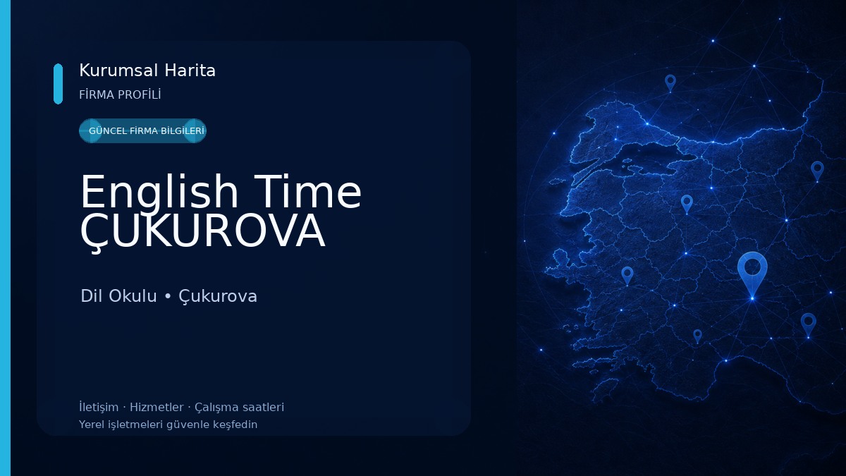 English Time ÇUKUROVA