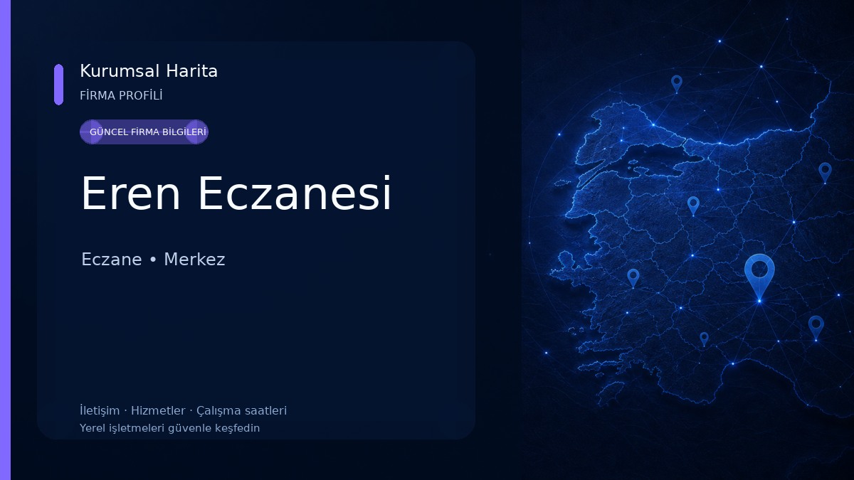 Eren Eczanesi Eczane