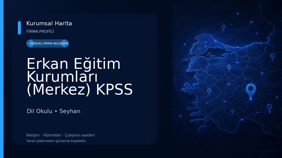 Erkan Eğitim Kurumları (Merkez) KPSS Ehliyet Direksiyon Bilgisayar Güvenlik Src Kursu Dil Okulu