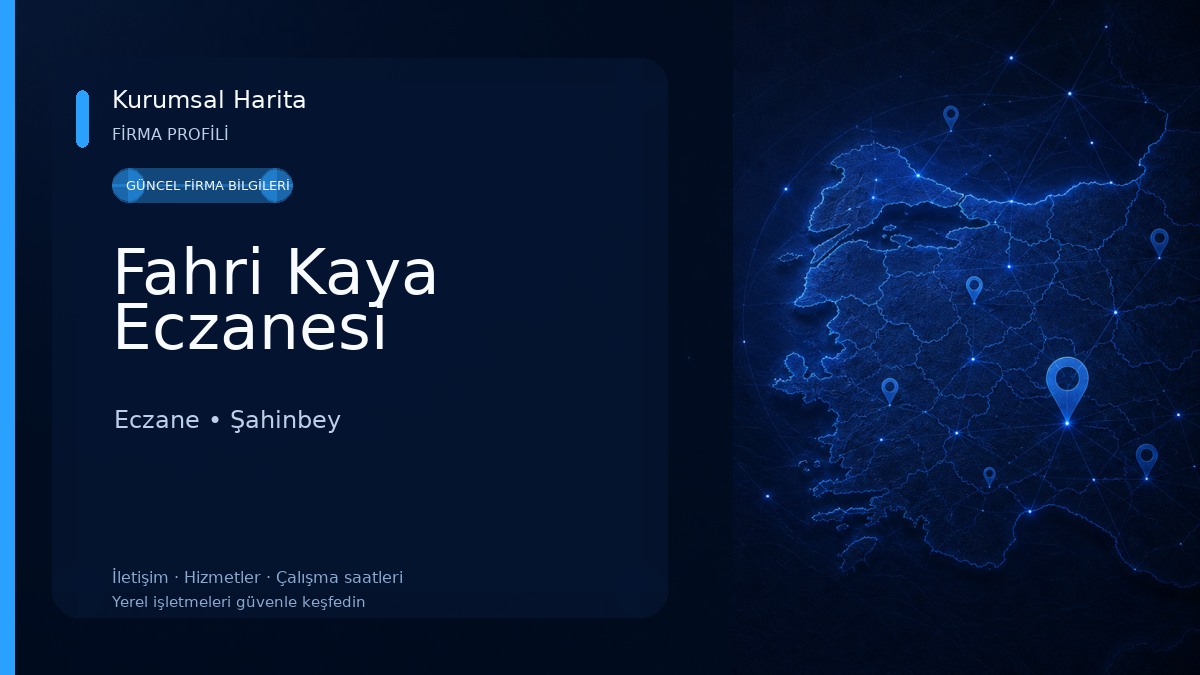 Fahri Kaya Eczanesi 