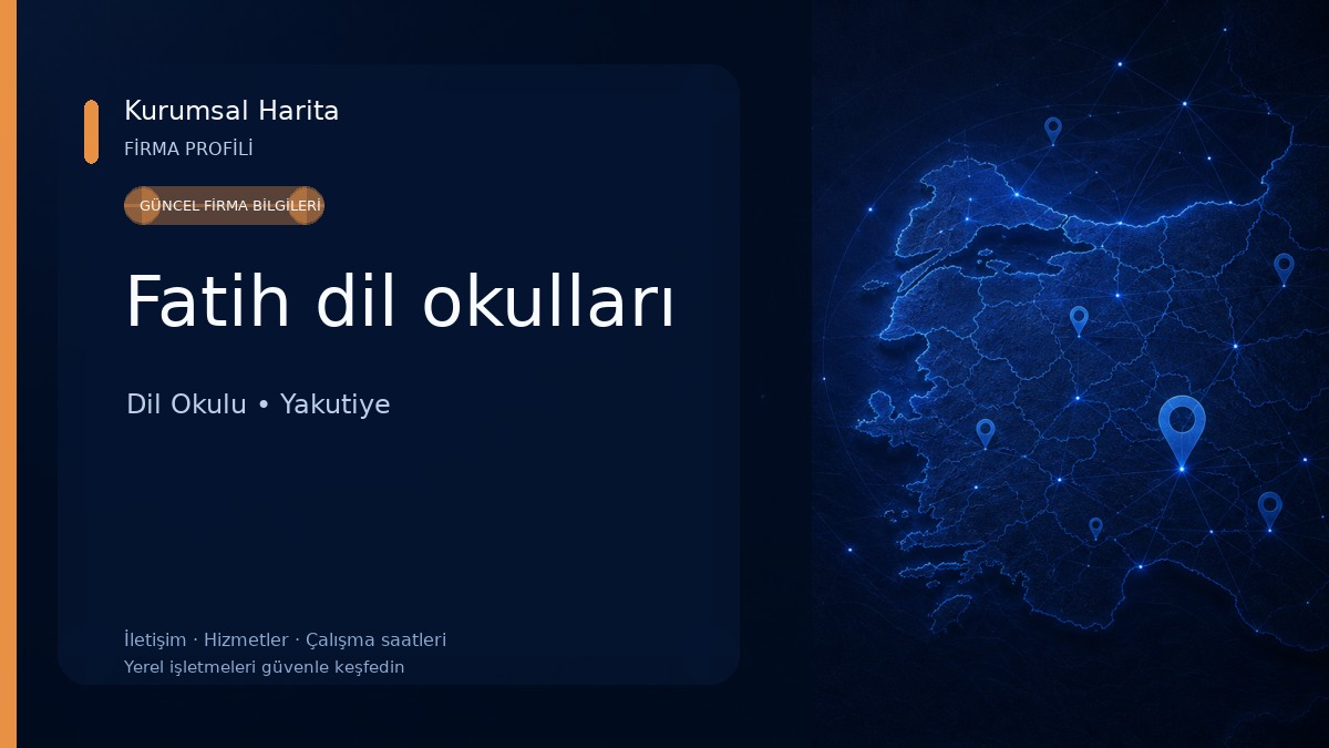 Fatih dil okulları 