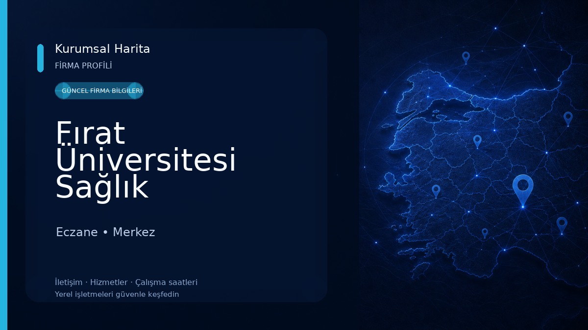 Fırat Üniversitesi Sağlık Hizmetleri Meslek Yüksekokulu Eczane