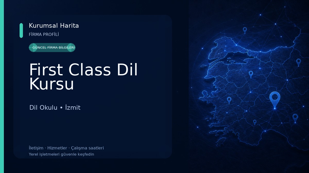 First Class Dil Kursu Dil Okulu