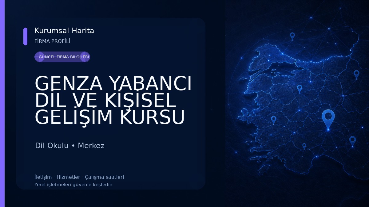 GENZA YABANCI DİL VE KİŞİSEL GELİŞİM KURSU Dil Okulu