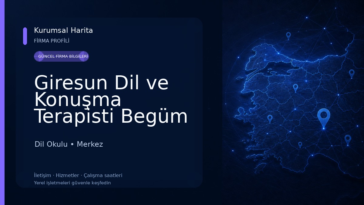 Giresun Dil ve Konuşma Terapisti Begüm Uzunoğlu 