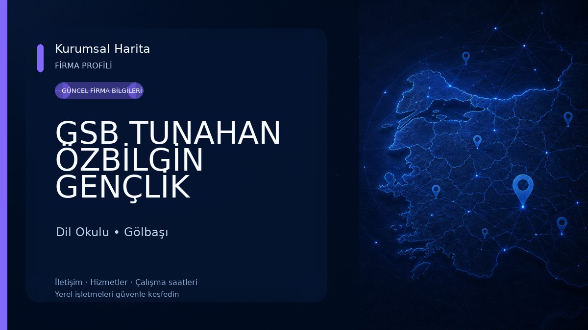 GSB TUNAHAN ÖZBİLGİN GENÇLİK MERKEZİ