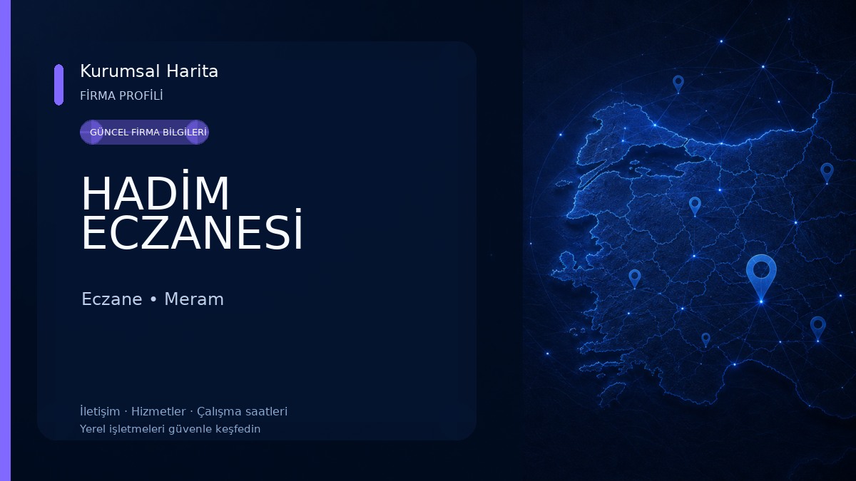 HADİM ECZANESİ Eczane