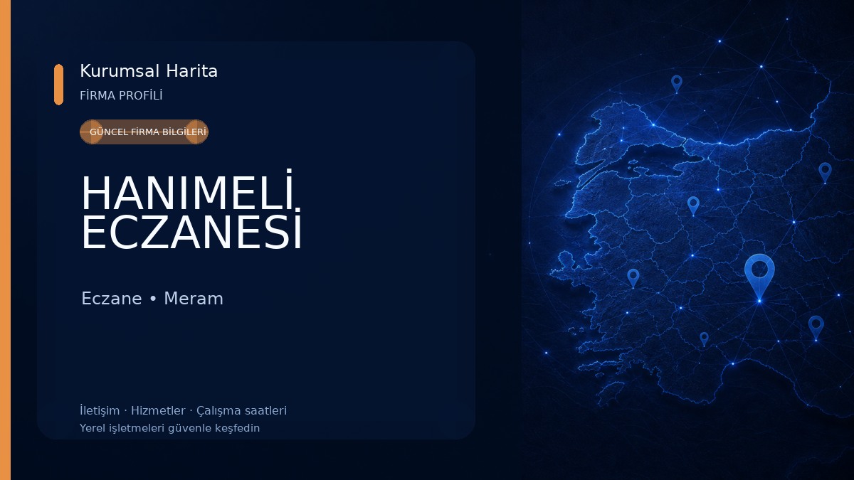 HANIMELİ ECZANESİ Eczane