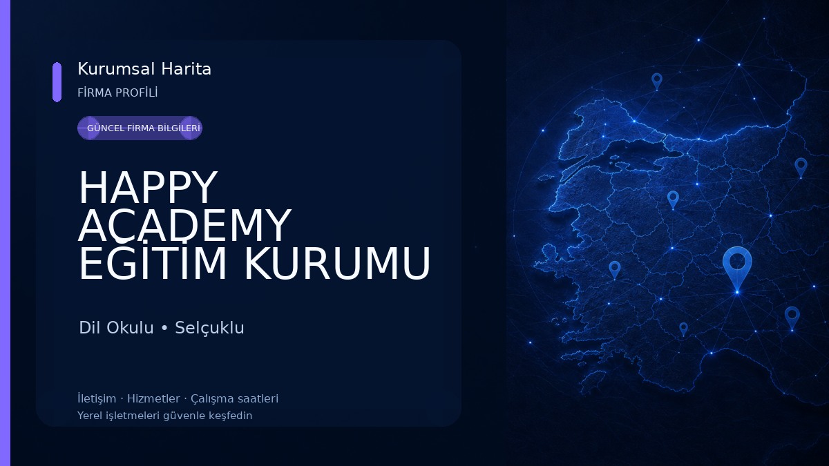 HAPPY ACADEMY EĞİTİM KURUMU Dil Okulu