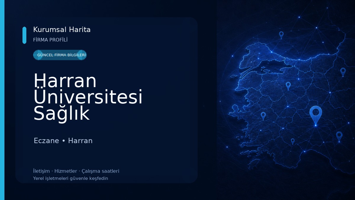 Harran Üniversitesi Sağlık Hizmetleri Meslek Yüksekokulu Eczane