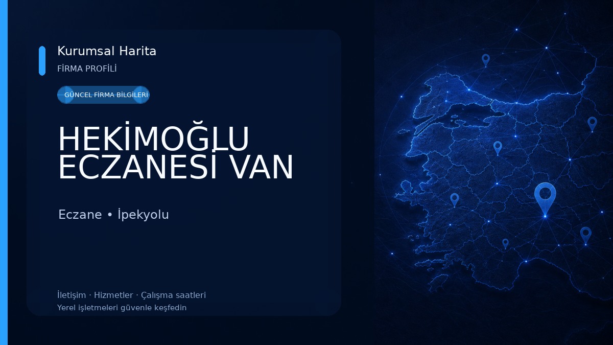 HEKİMOĞLU ECZANESİ VAN Eczane