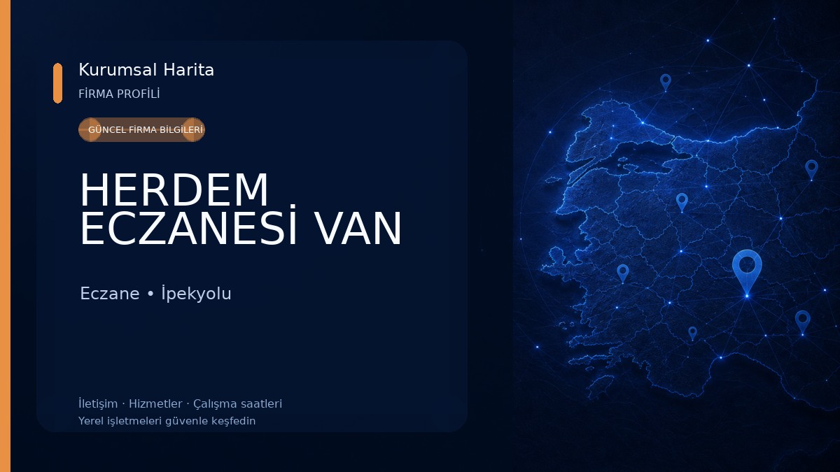 HERDEM ECZANESİ VAN Eczane
