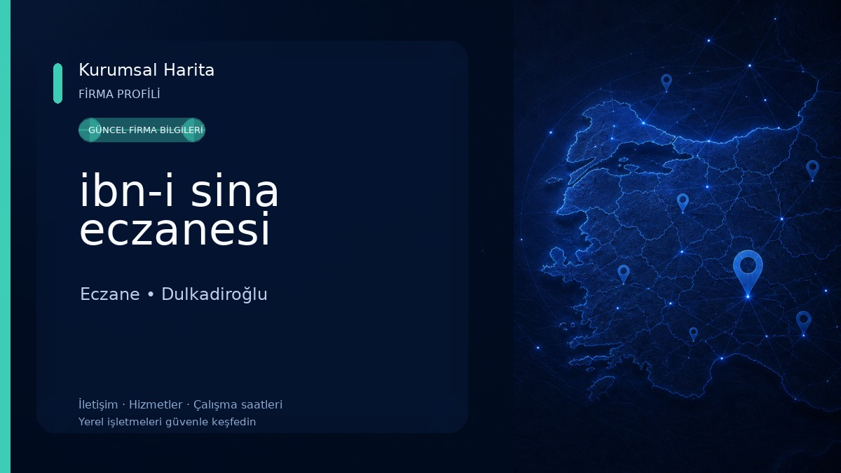 ibn-i sina eczanesi Eczane