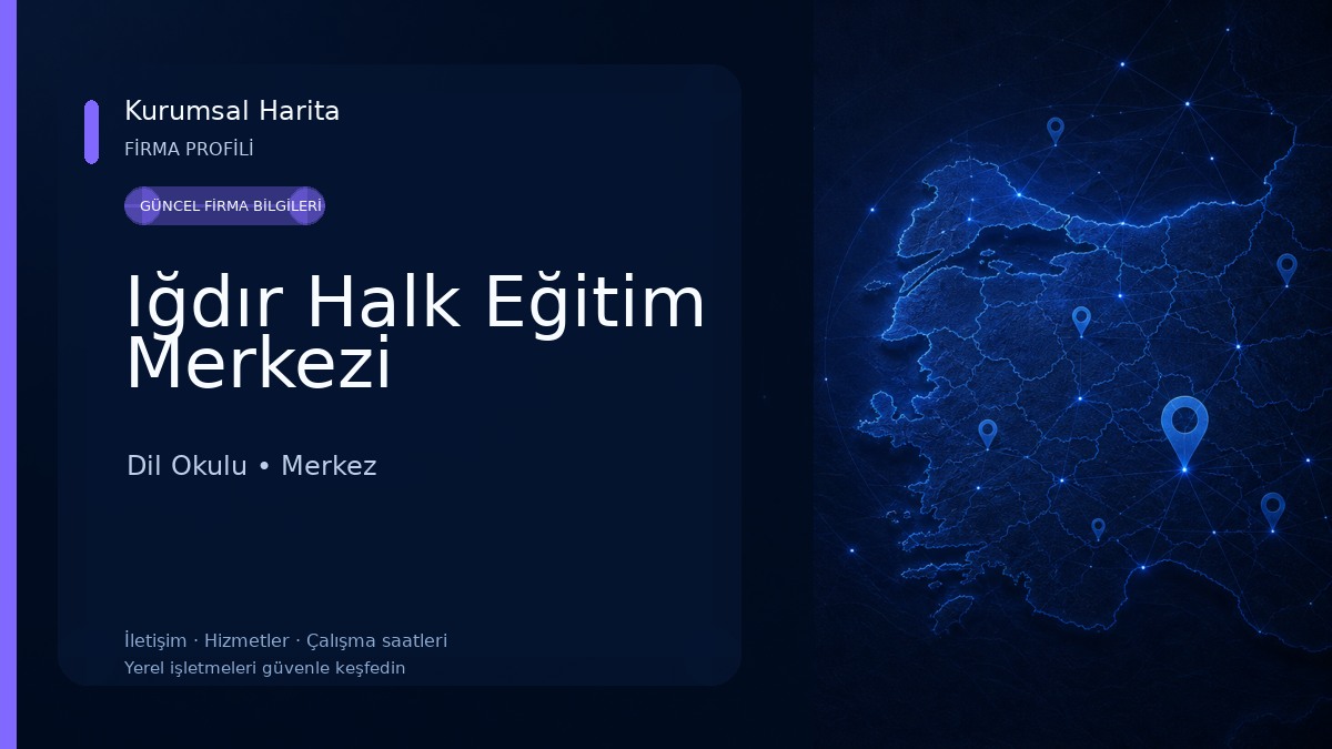 Iğdır Halk Eğitim Merkezi Dil Okulu