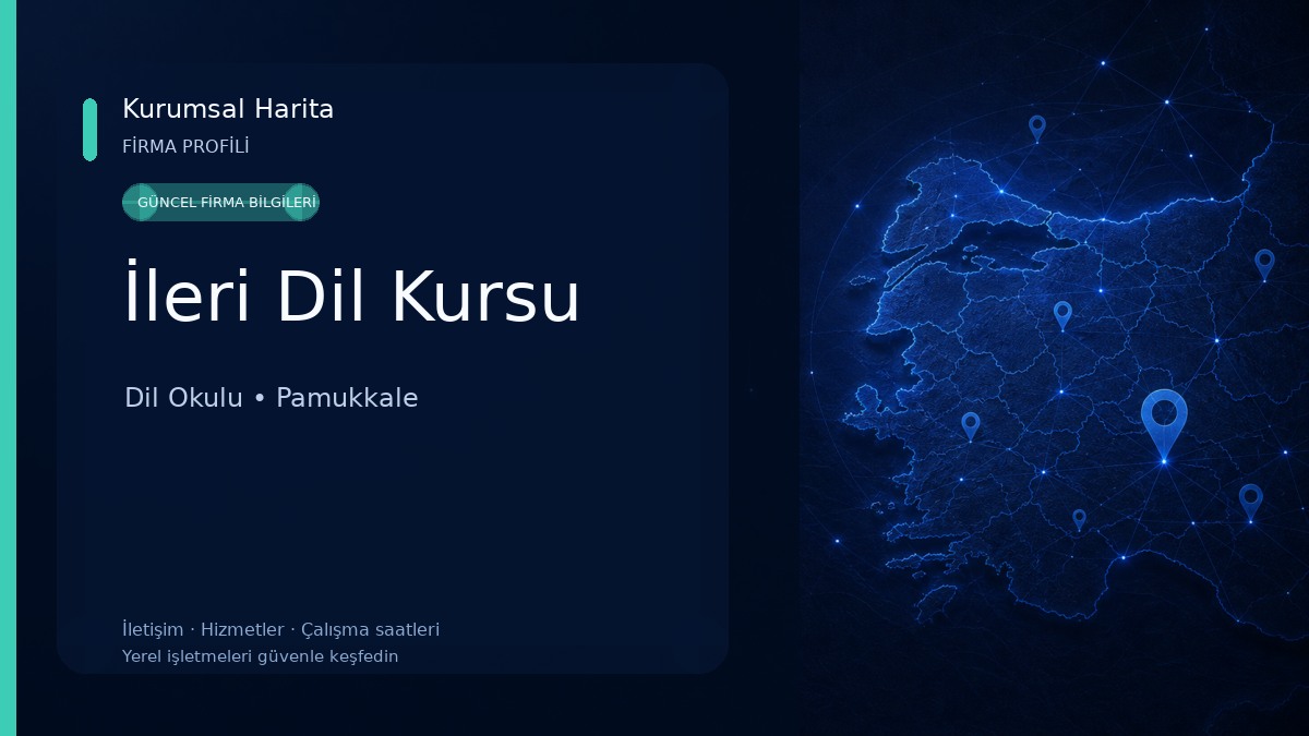 İleri Dil Kursu