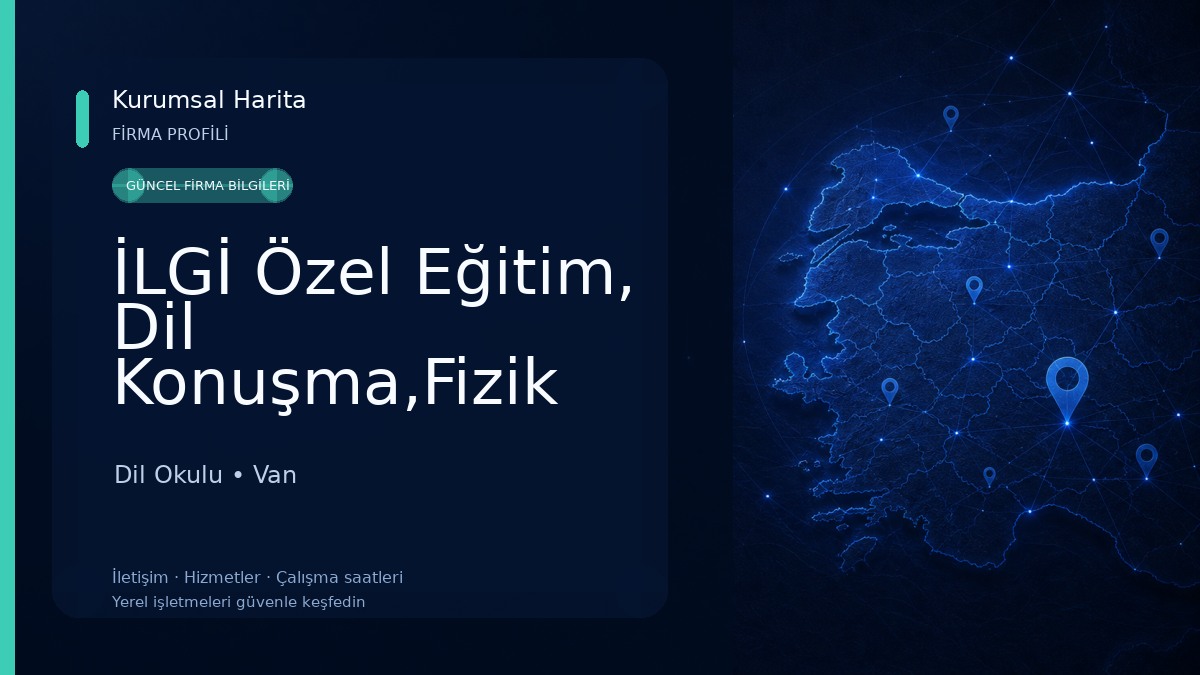 İLGİ Özel Eğitim, Dil Konuşma,Fizik Tedavi ve Rehabilitasyon Merkezi Dil Okulu
