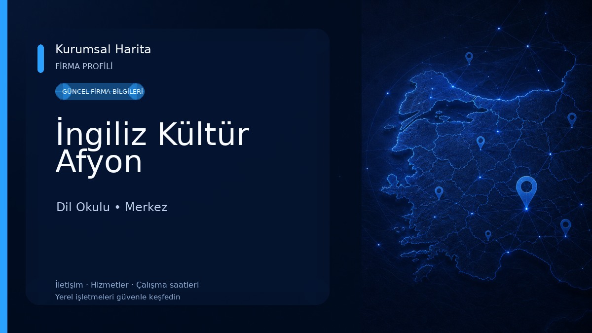 İngiliz Kültür Afyon