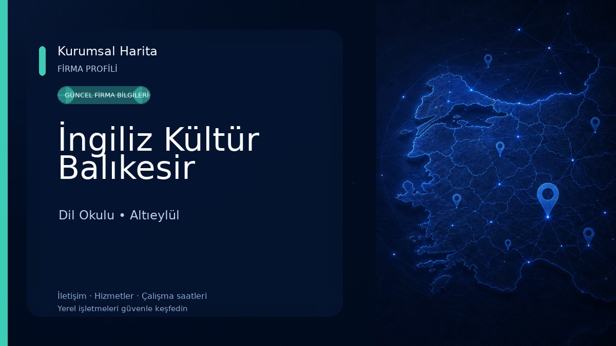 İngiliz Kültür Balıkesir