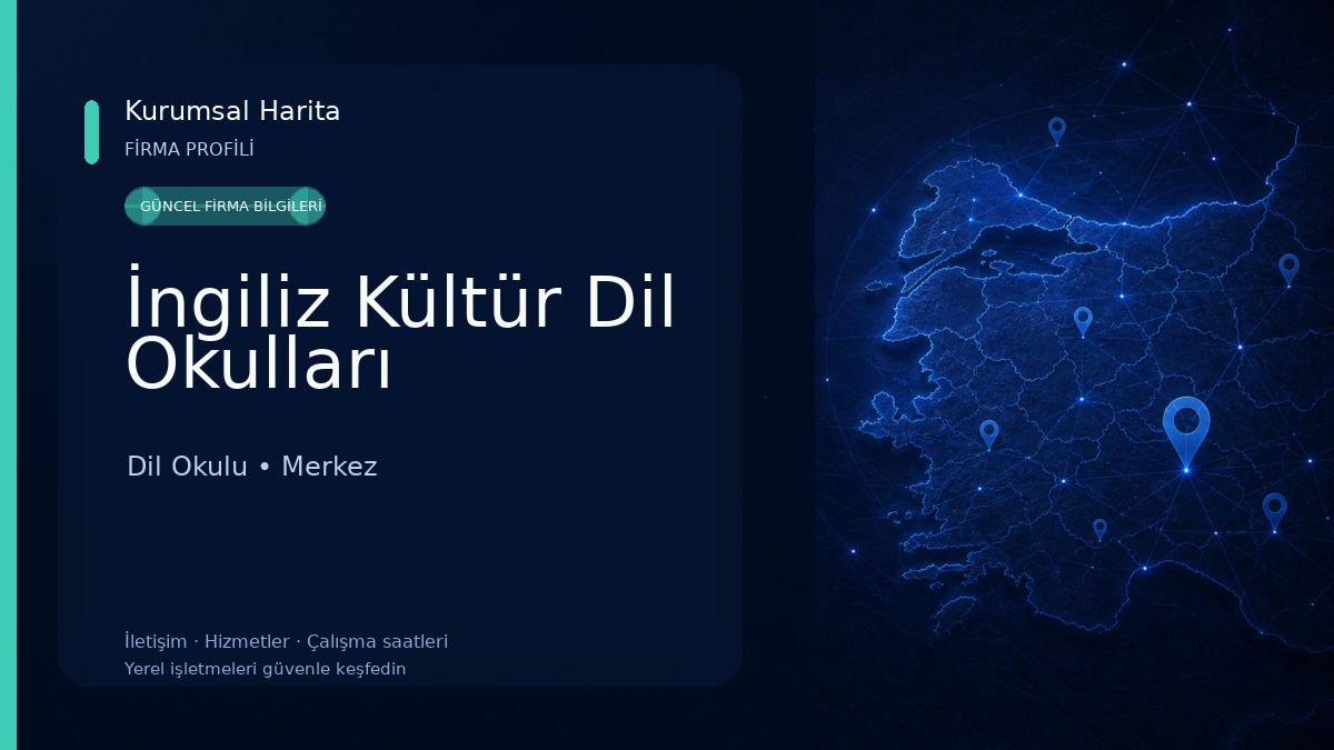İngiliz Kültür Dil Okulları Dil Okulu