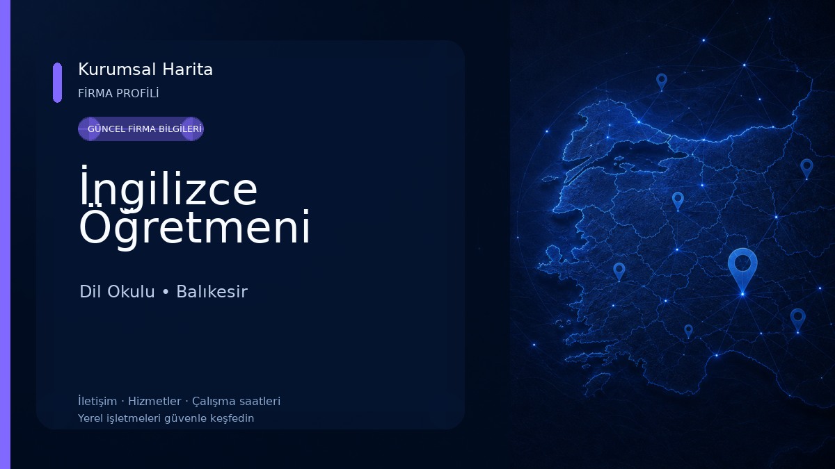 İngilizce Öğretmeni