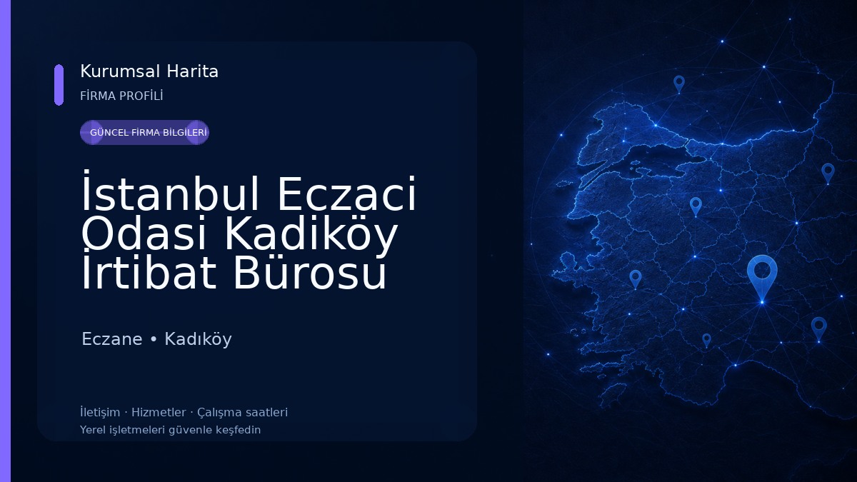 İstanbul Eczaci Odasi Kadiköy İrtibat Bürosu Eczane