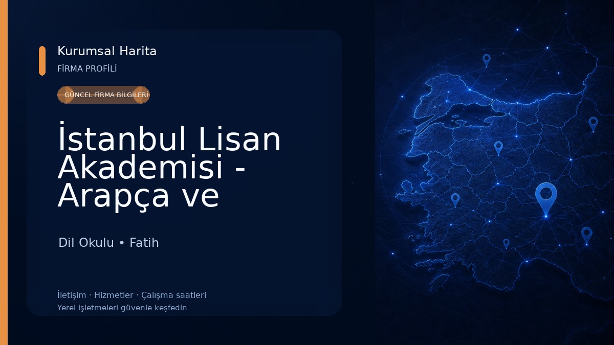 İstanbul Lisan Akademisi - Arapça ve İngilizce Kursu Dil Okulu