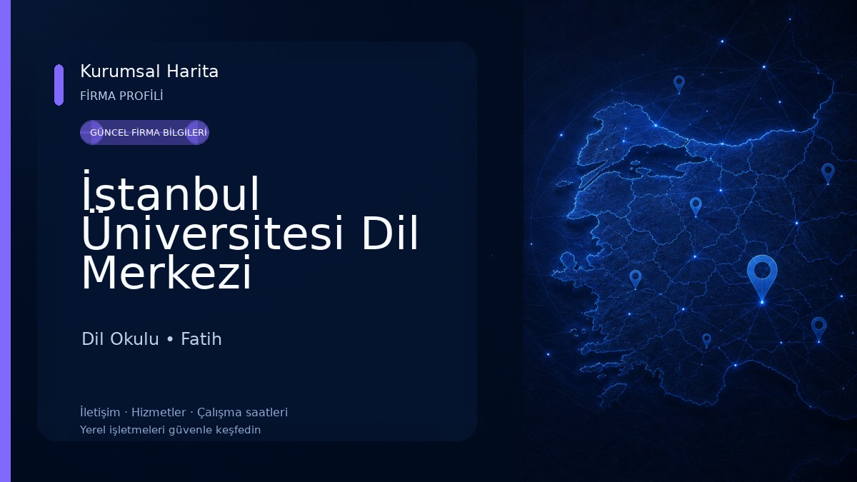 İstanbul Üniversitesi Dil Merkezi Dil Okulu