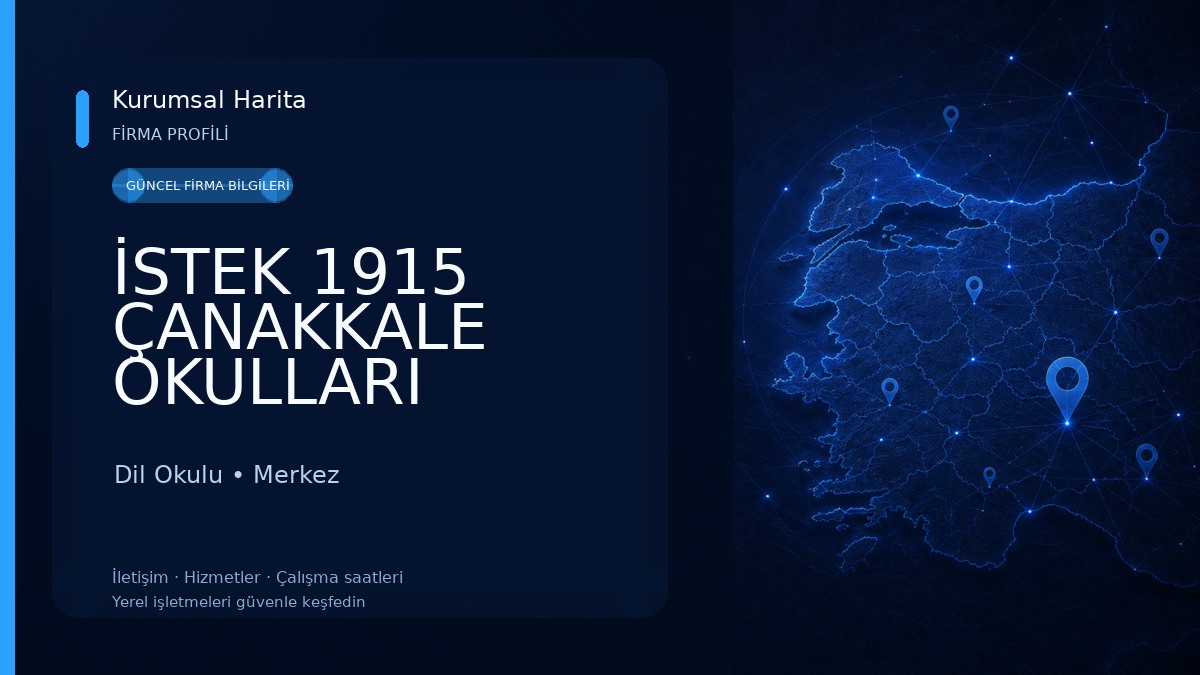 İSTEK 1915 ÇANAKKALE OKULLARI