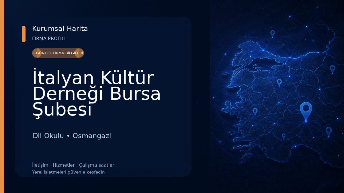 İtalyan Kültür Derneği Bursa Şubesi Dil Okulu