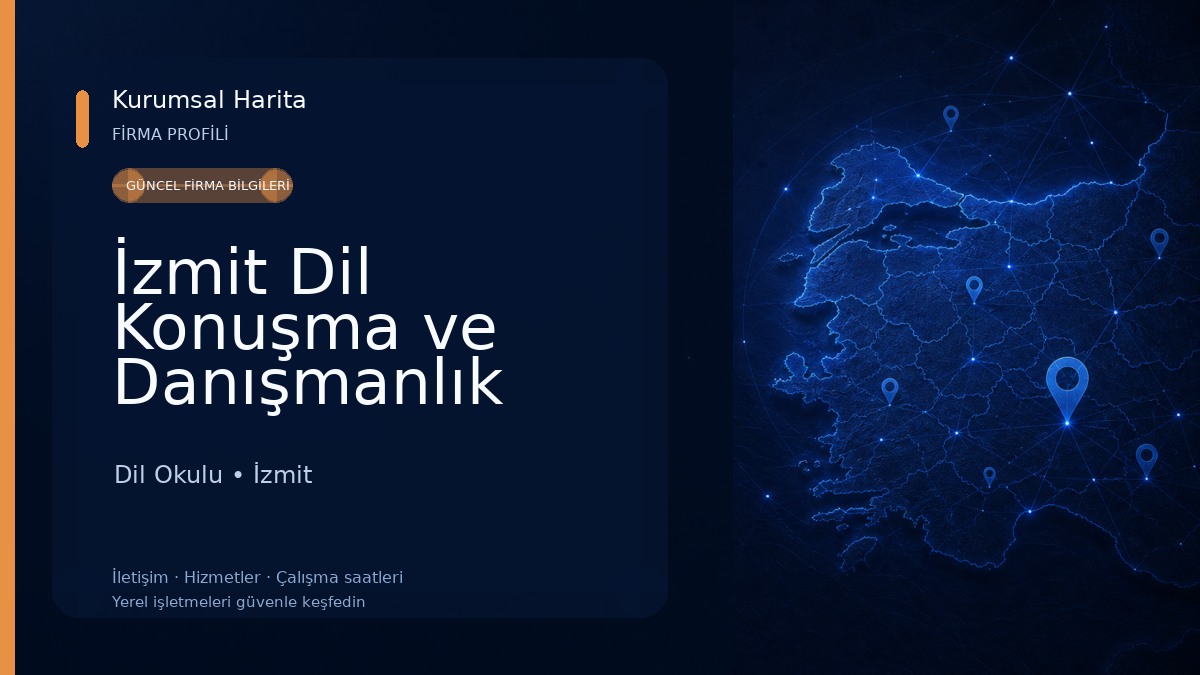 İzmit Dil Konuşma ve Danışmanlık Merkezi