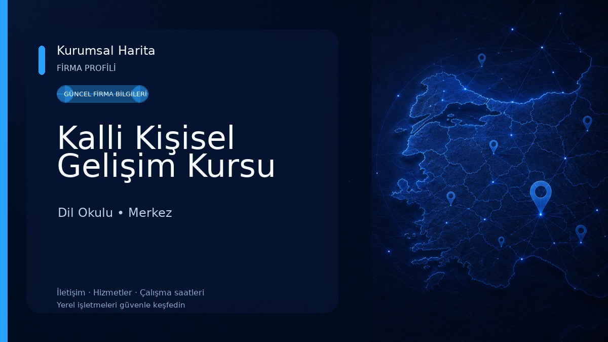 Kalli Kişisel Gelişim Kursu Dil Okulu