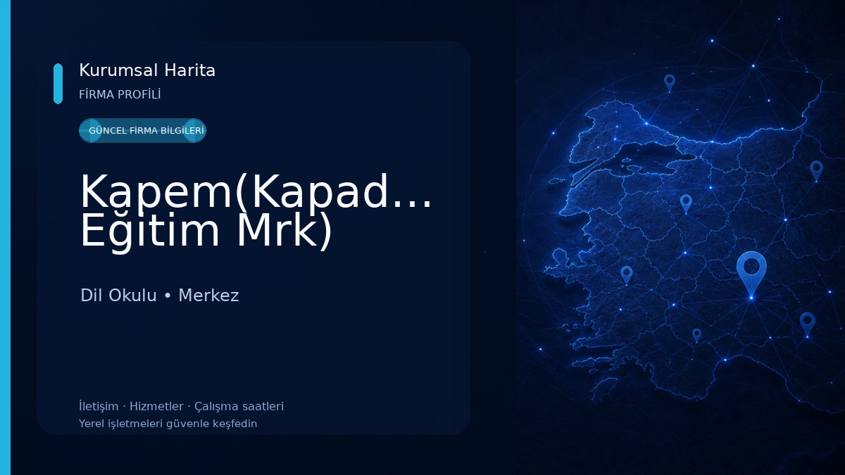 Kapem(Kapadokya Eğitim Mrk) Dil Okulu