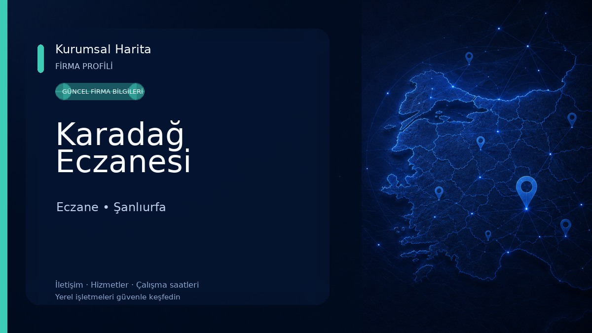 Karadağ Eczanesi Eczane