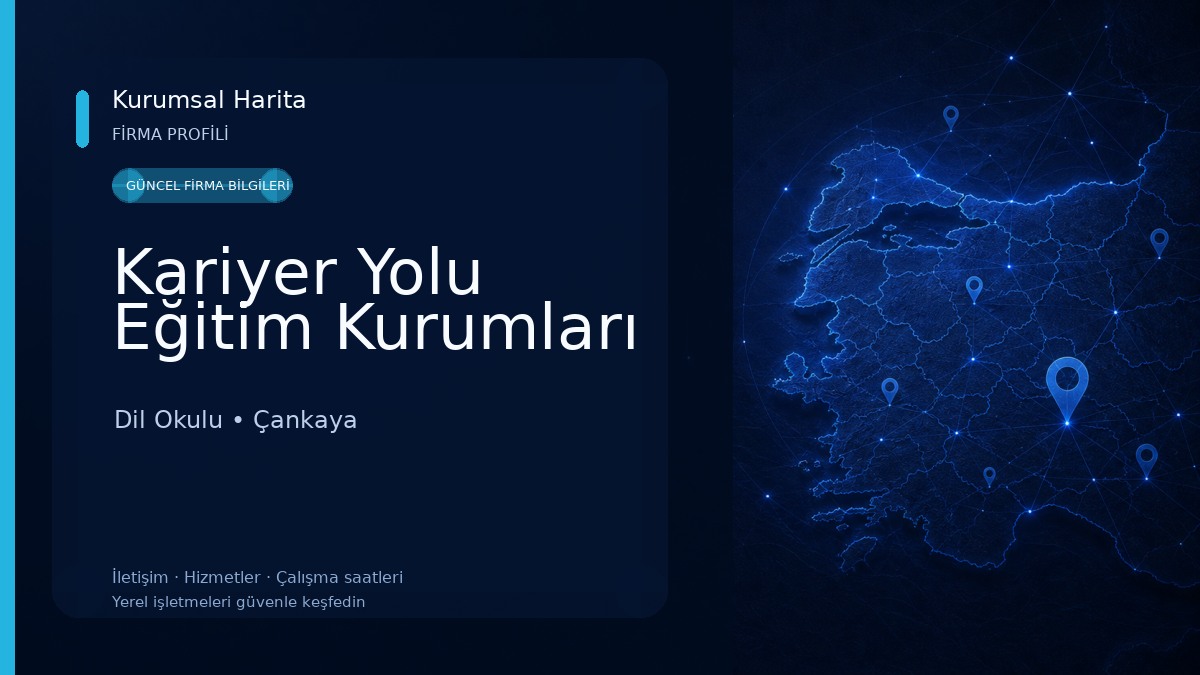 Kariyer Yolu Eğitim Kurumları Dil Okulu