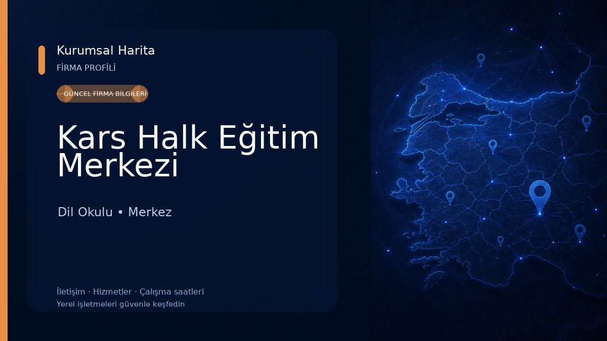 Kars Halk Eğitim Merkezi Dil Okulu