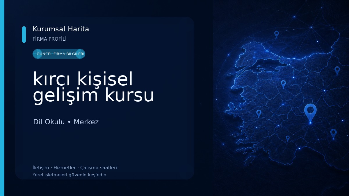 kırcı kişisel gelişim kursu 
