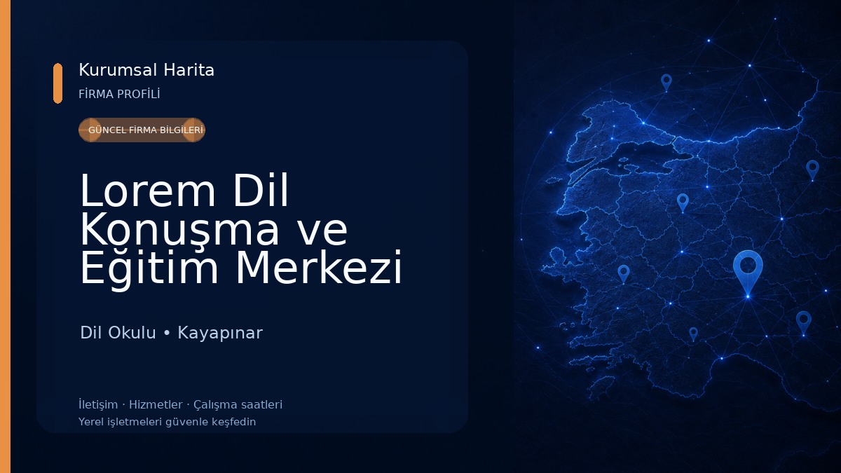 Lorem Dil Konuşma ve Eğitim Merkezi 