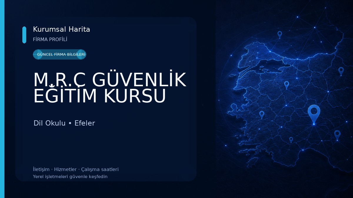 M.R.C GÜVENLİK EĞİTİM KURSU Dil Okulu
